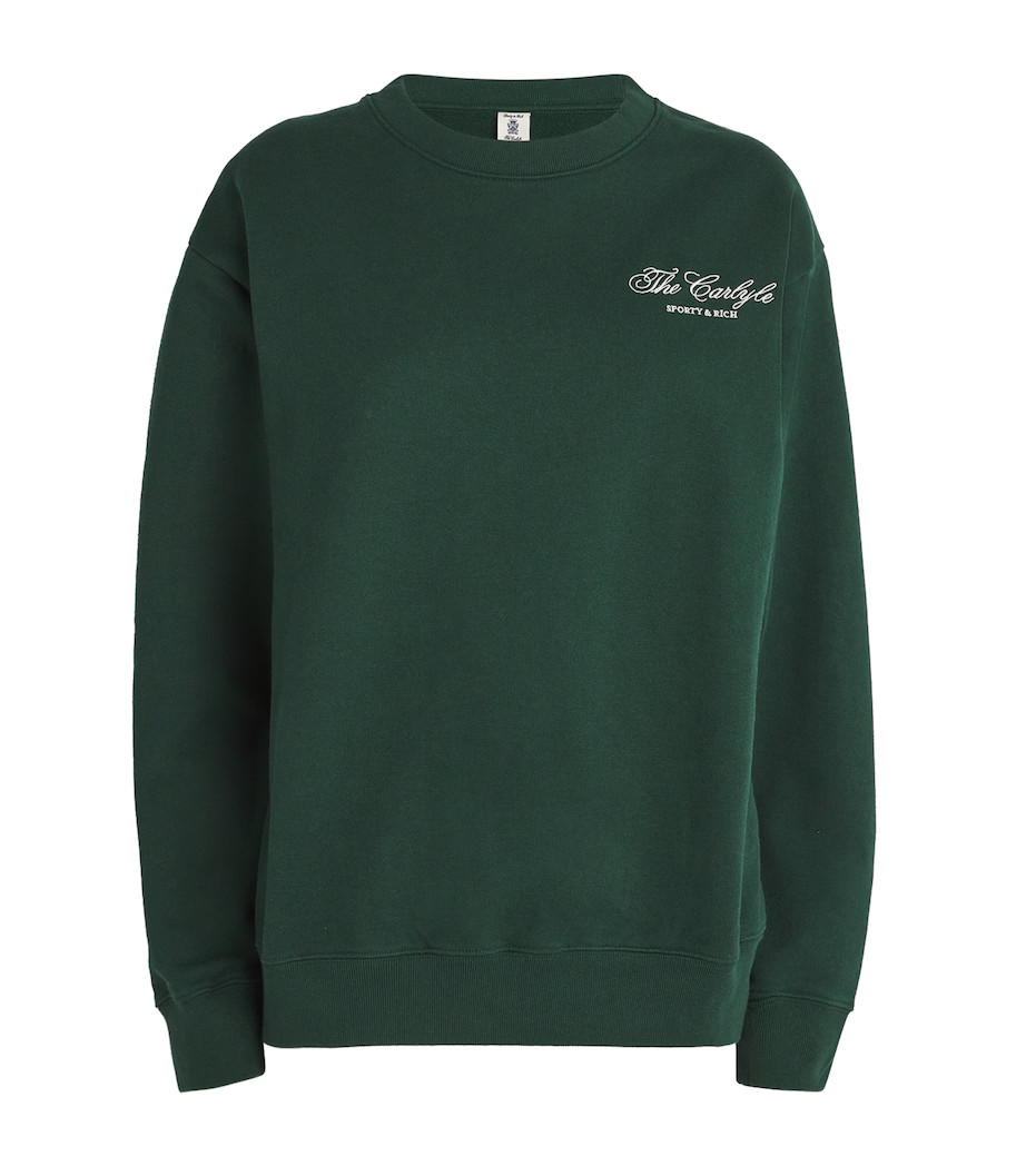 x The Carlyle Cotton Sweatshirt | Harrods