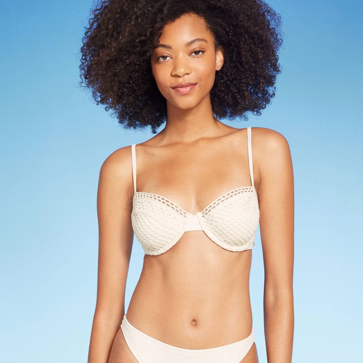 Women's Crochet Underwire Bikini Top - Shade & Shore™ | Target