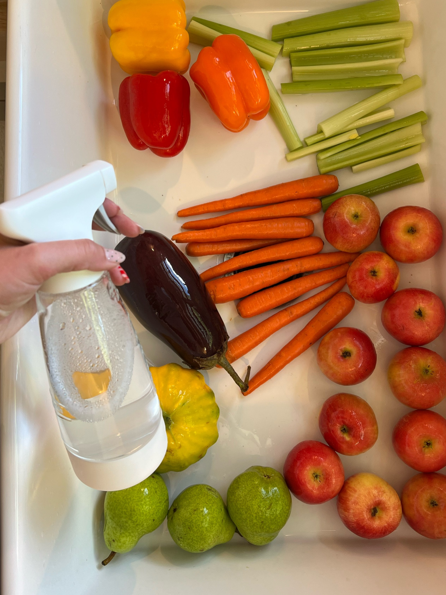 Wash your fruit & veggies 