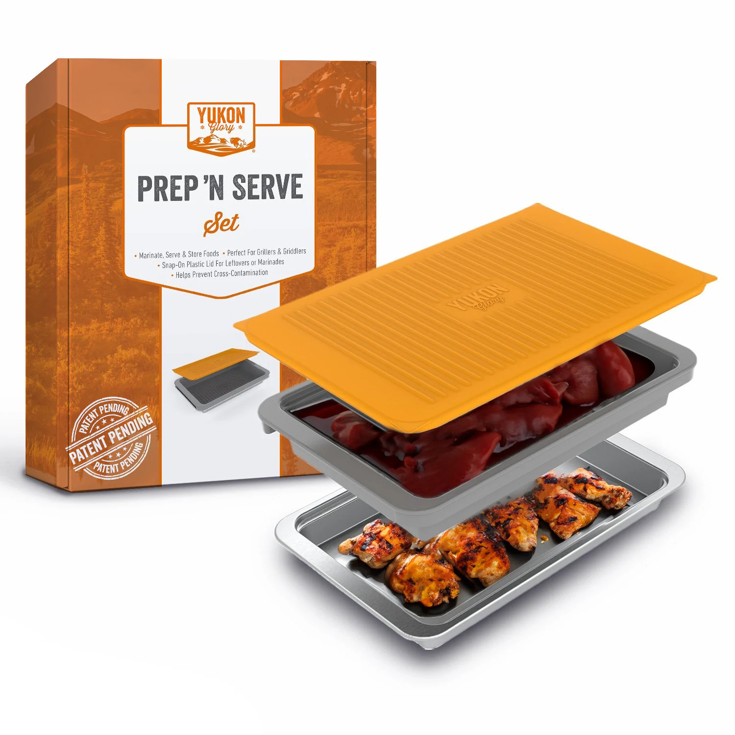 Yukon Glory Grill Prep 'N serve Set Stainless steel Grill pan set one_size | IS-YG201 | Lowe's