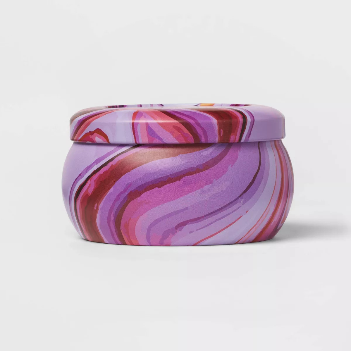 12oz Marble Tin Candle Lavender Woods Purple - Threshold™ | Target