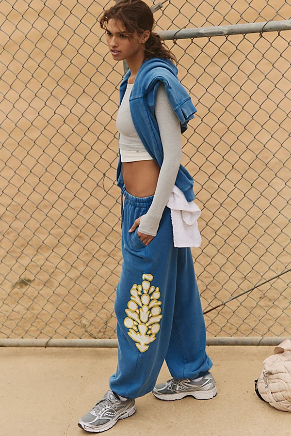 All Star Embroidered Pants | Free People (Global - UK&FR Excluded)