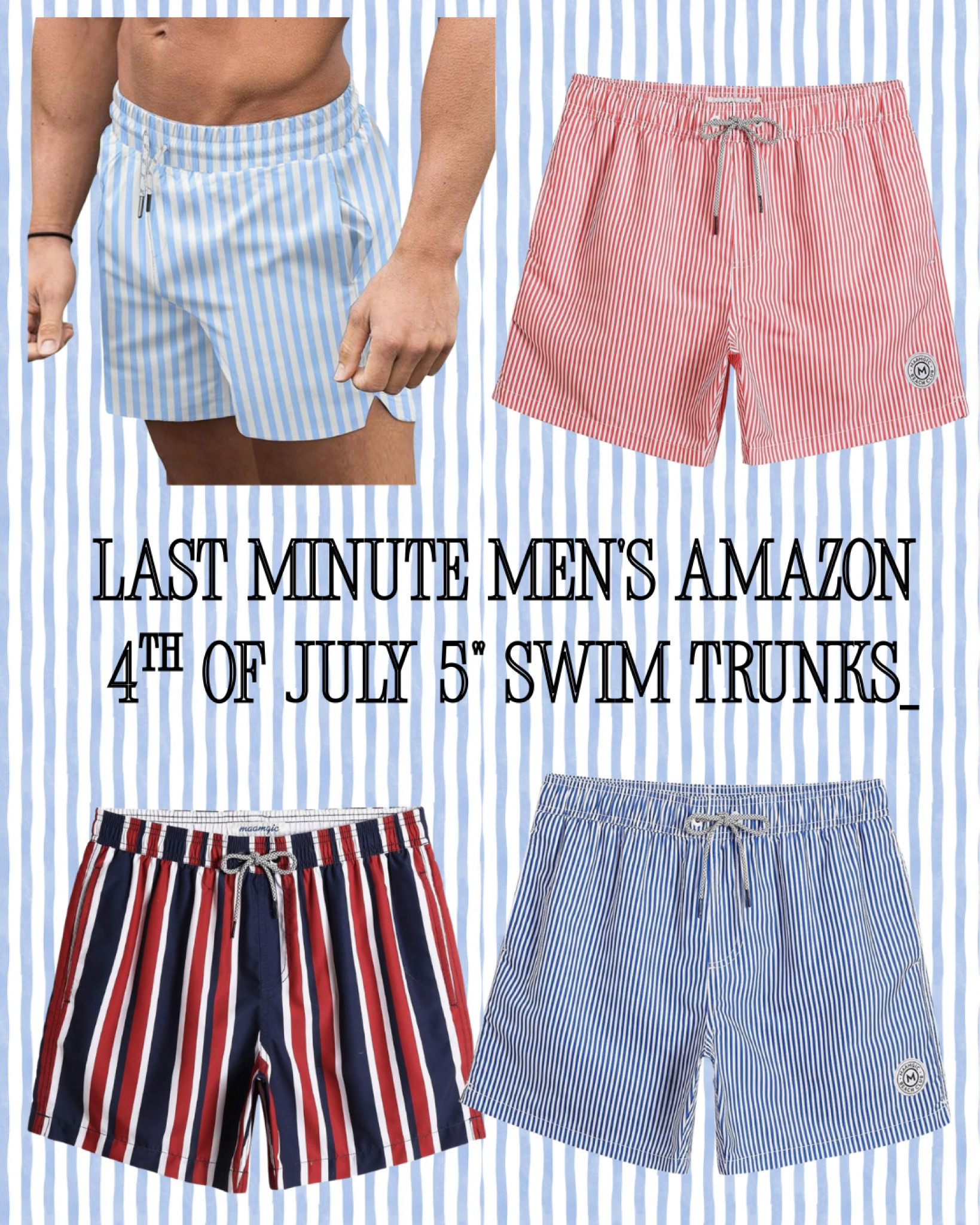 Amazon 4th of July for men!! 🌟 

#LTKFindsUnder50 #LTKSeasonal #LTKSwim
