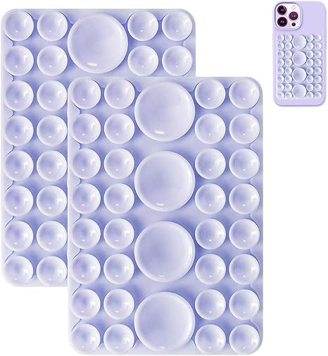 2Pack MAX Silicone Suction Phone Case Mount, Upgraded Suction Cup with Strong Suction Power, Hand... | Amazon (US)