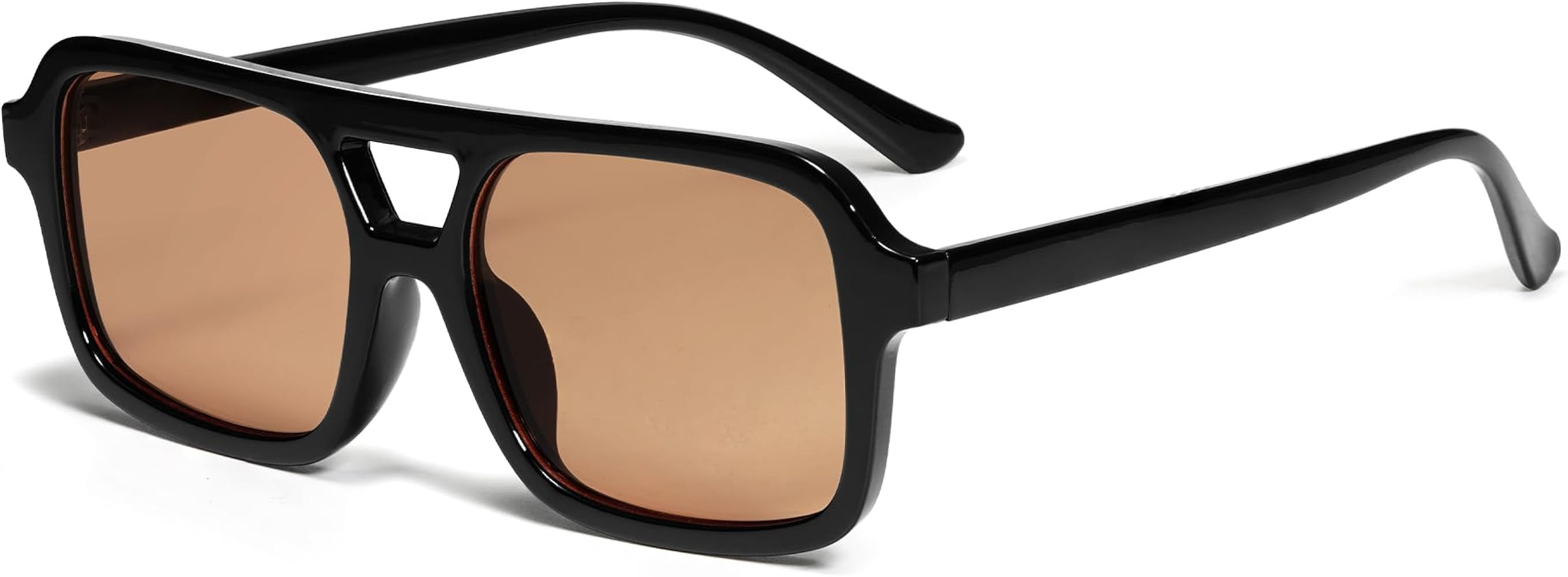 VANLINKER Retro 70s Square Aviator Sunglasses for Women Men Vintage Trendy Rectangle Sun Glasses ... | Amazon (US)