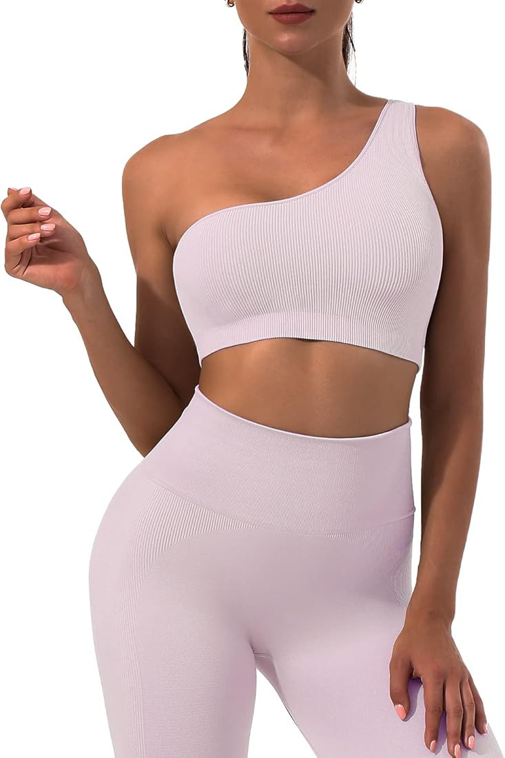 Workout Sets for Women 2 Piece, Sportneer Ribbed Seamless Matching Gym Yoga Set | Amazon (US)