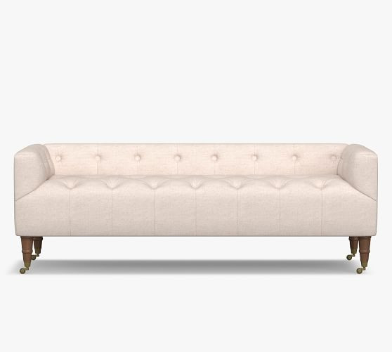 Colt Upholstered Settee | Pottery Barn (US)