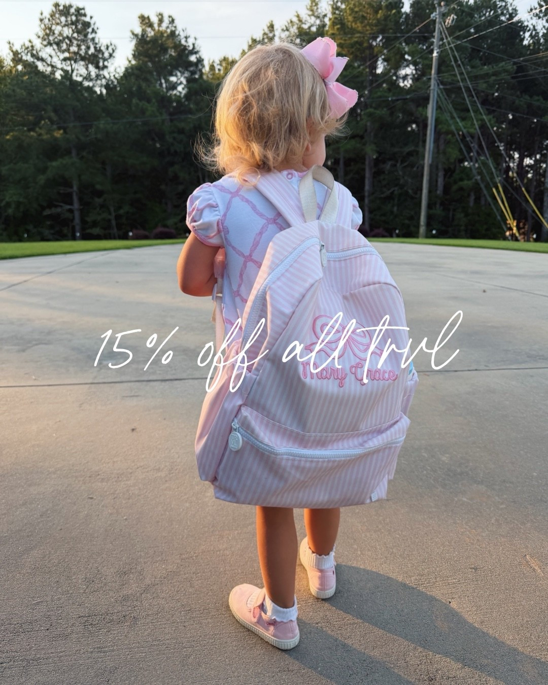 Back-to-school season is here! 🎒✨ I a lot of schools have started by now, but if you’re still looking for the perfect backpack for your little one, or just need a great bag for a boater bag, church, Mother’s Morning Out, the nursery, travel, toys, snacks, or everyday life, these TRVL backpacks are my FAVORITE!! 🤍

We’ve been using TRVL products for years, and the quality is SO good!! My daughter has used her backpack for school and church nursery, and it has held up amazingly!

A few reasons I love them:
🎀 SO many cute colors + patterns
✨ Personalize with a name or monogram
🧼 Wipeable material that is SO easy to clean (wipe it clean or toss in the washer!)
🎒 Great for school, church, travel, diaper bags + everyday toddler essentials
🤍 Amazing quality that lasts!

MY TIP: If you’re buying one for school or Mother’s Morning Out, I definitely recommend the full-size backpack! It fits a full-size folder for artwork, paperwork, etc. The mini does NOT fit a folder, but it’s adorable for toddlers to carry toys, snacks and their little things on the go!

And it’s not just backpacks! We have their totes, pouches, bags, and several other TRVL products and love them all🙌🏼

You can get 15% OFF TRVL products + embroidery with my link and code HOPE15 🎉

Such a good back-to-school find that you’ll use way beyond the school year! 🎒🤍

#backtoschool #kidsbackpack #toddlerbackpack #preschoolbackpack #schoolbackpack #diaperbag #toddleressentials #momessentials #preschool #mothersmorningout #kidsstyle #toddlerlife #momlife

#LTKKids #LTKBaby #LTKSaleAlert