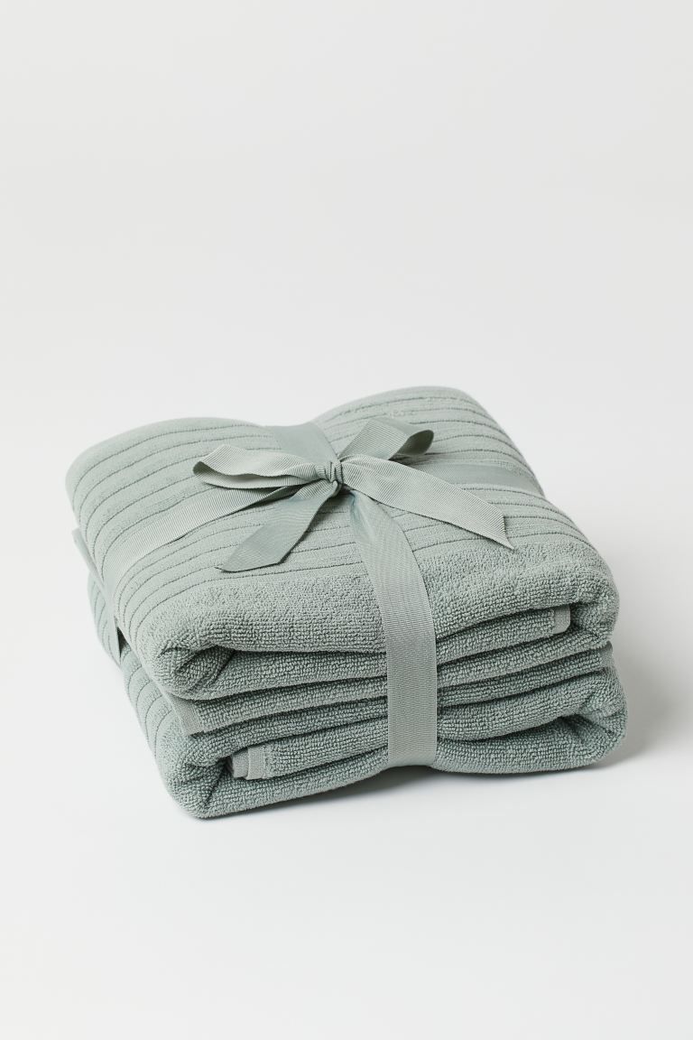 2-pack Bath Towels | H&M (US)