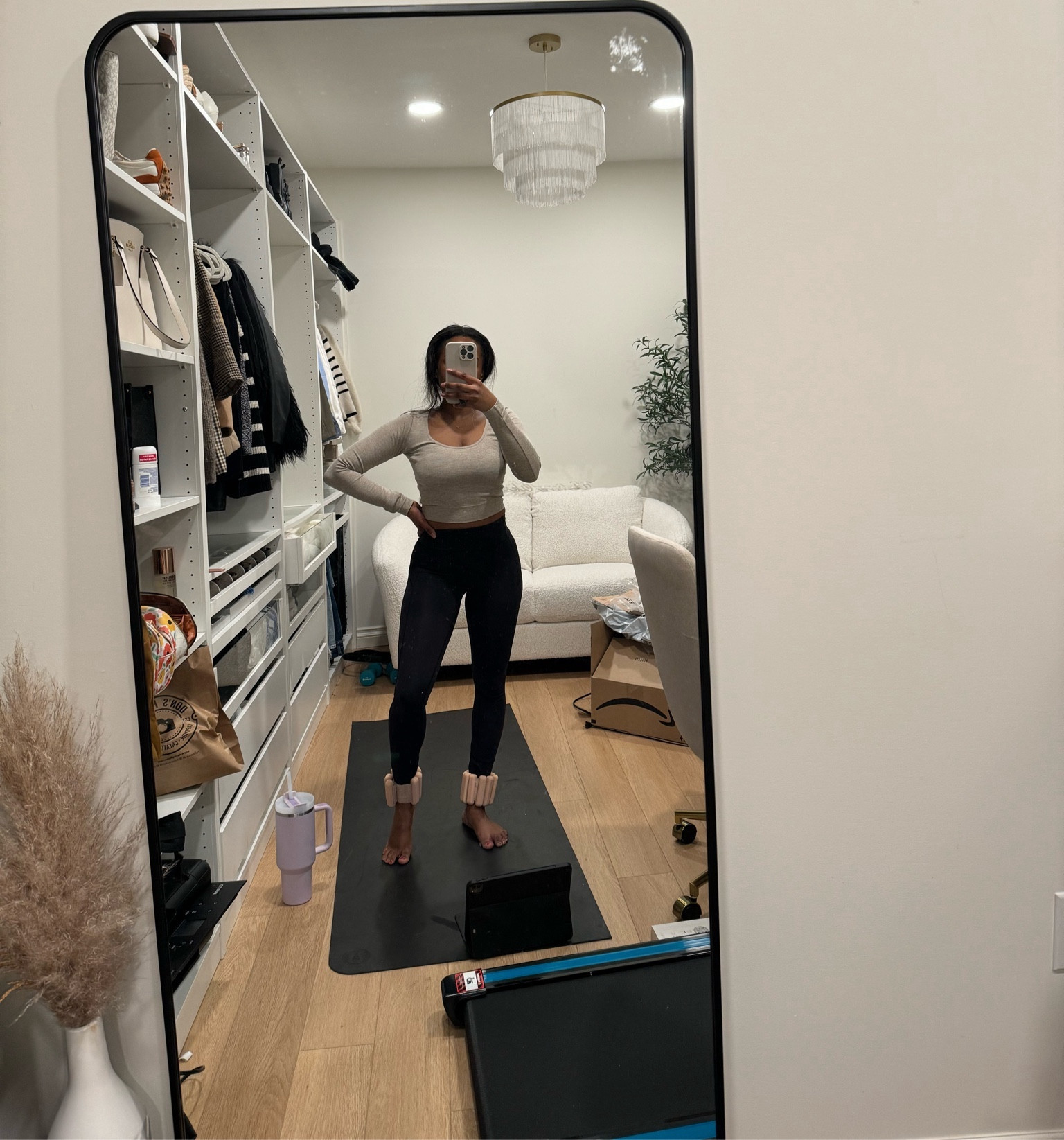 Ankle weights. 

#LTKSeasonal #LTKfitness #LTKfindsunder100