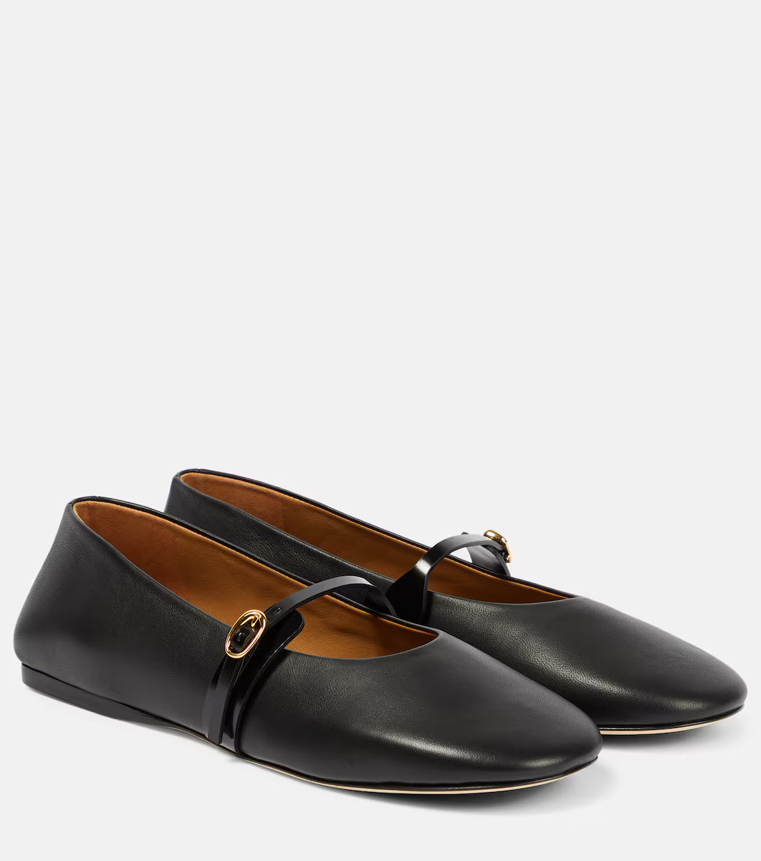 Les Ballerines Rondes leather ballet flats | Mytheresa (US/CA)
