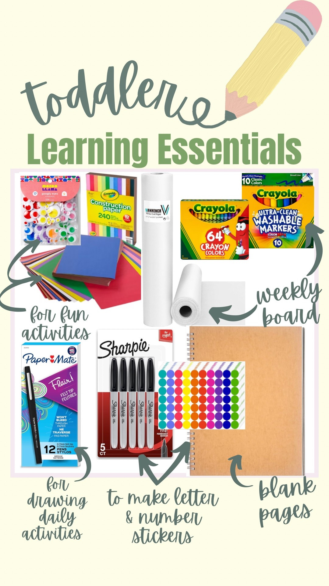 Toddler homeschool learning activity school supplies - everything we use to create our daily learning! 

Tags: school learn schooling crafts craft homeschooling daily morning activity toddlers preschooll

#LTKKids #LTKFamily