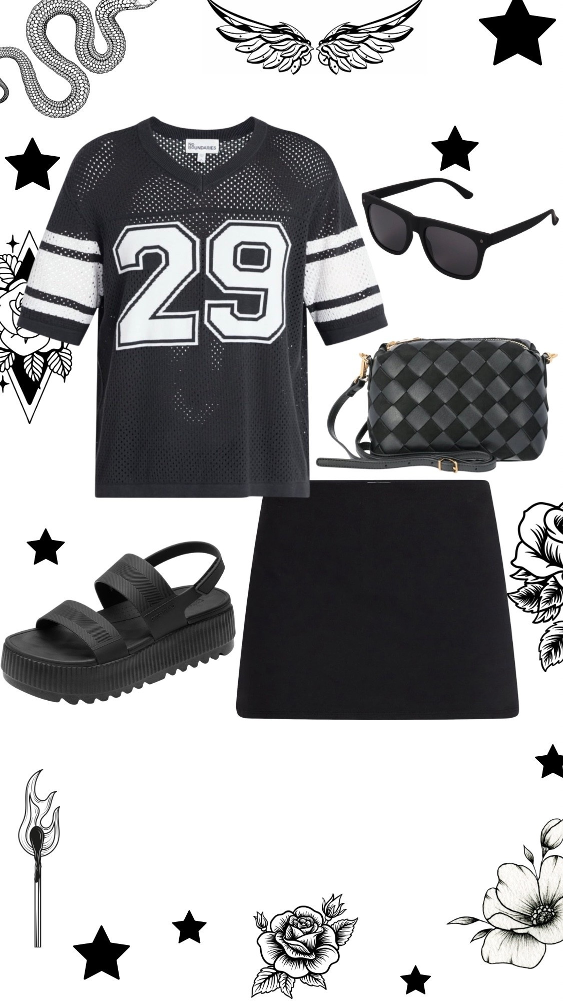 Edgy skirt outfit 

#LTKgrwm #LTKootd #LTKMidsize