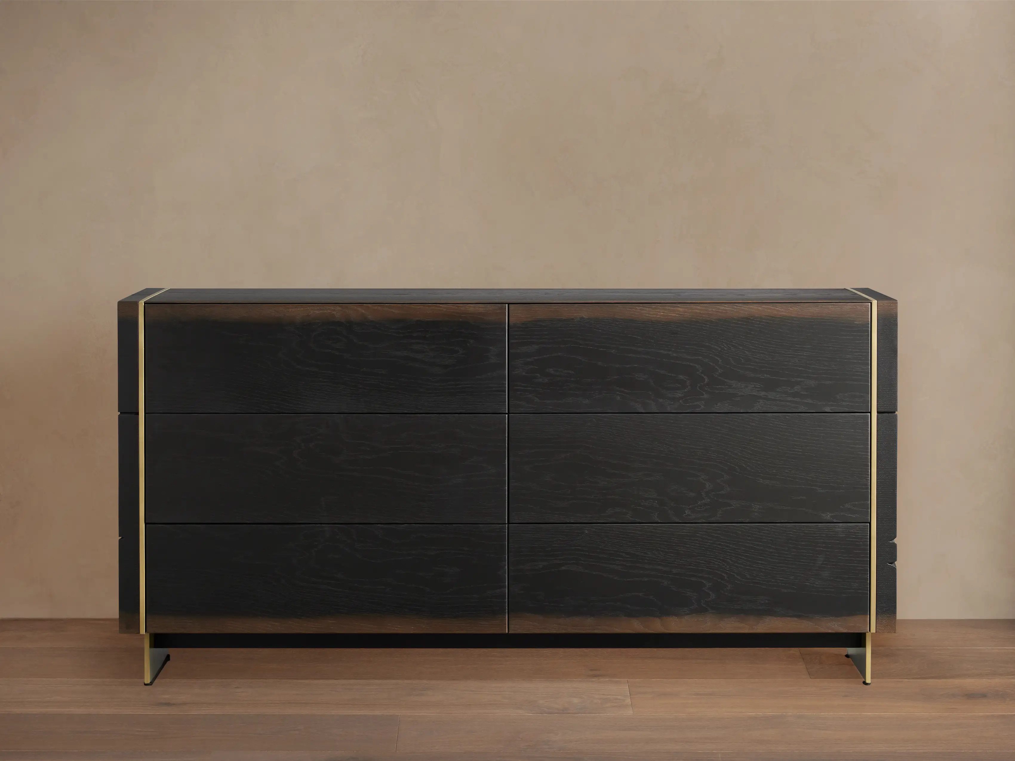 Mihaela Push-to-Open Six-Drawer Dresser | Arhaus