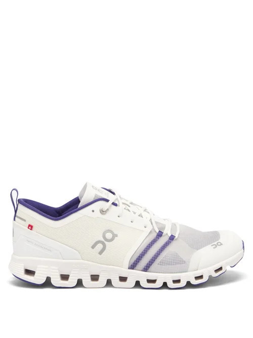On - Cloud X Shift Mesh Running Trainers - Mens - White | Matches (US)