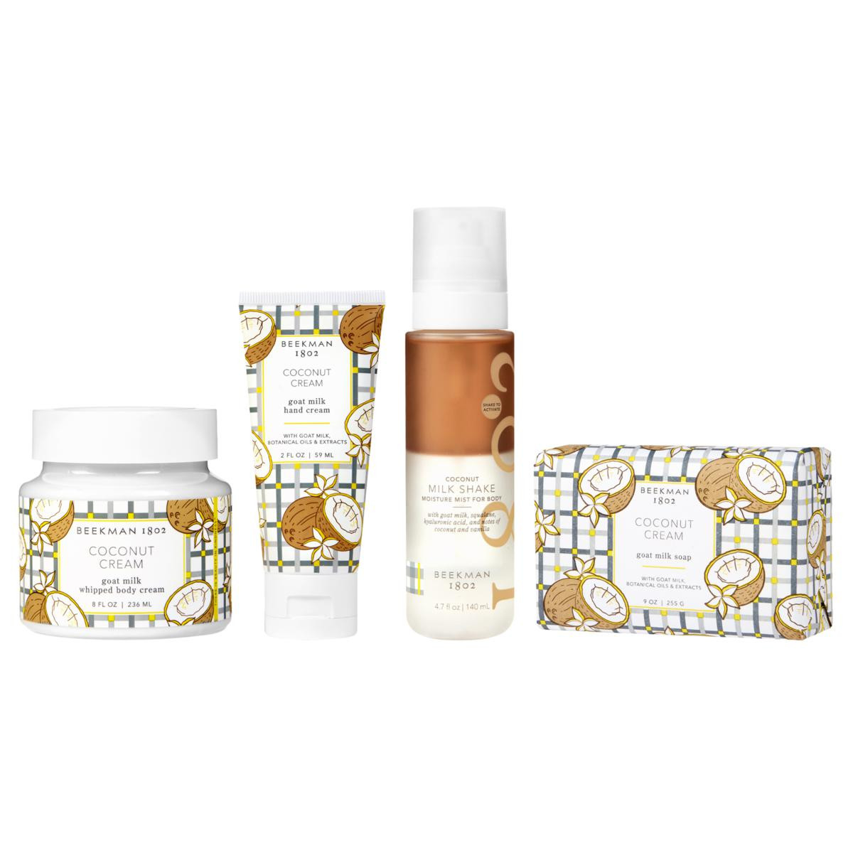 Beekman 1802 4-piece Coconut Cream Goat Milk Bath & Body Collection | HSN