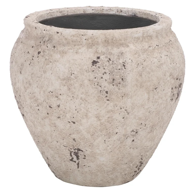 Safavieh Ramsey Antique White Ficonstone Plant Pot | Walmart (US)
