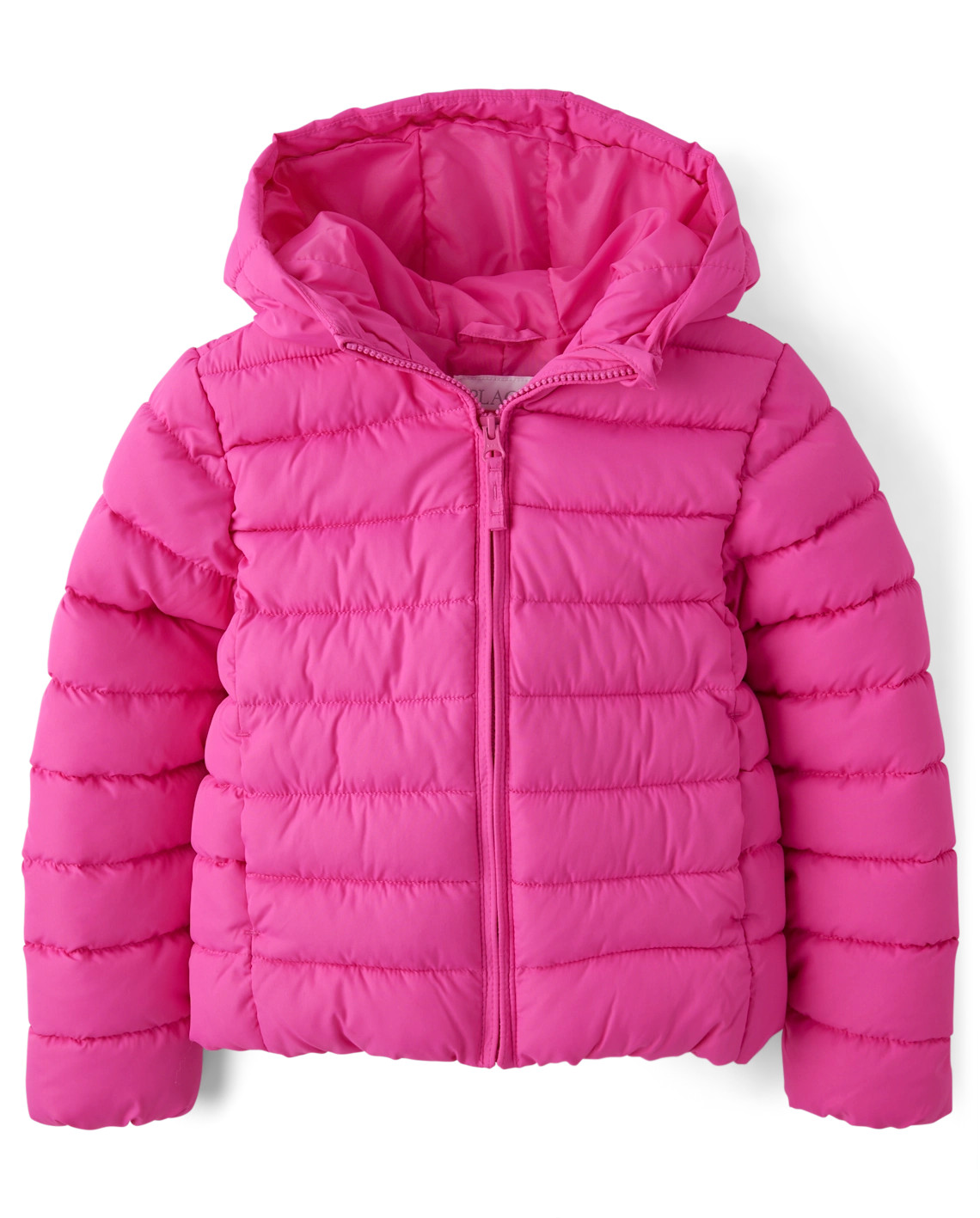 Girls Hooded Puffer Jacket - pink | The Children's Place