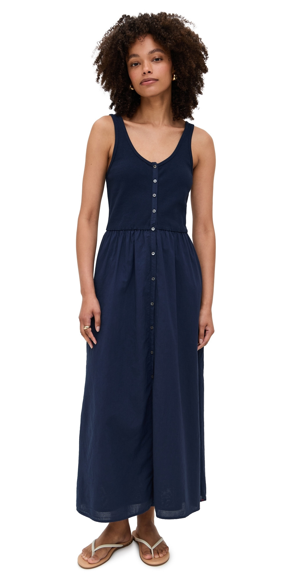 XIRENA Fenix Dress Navy L | Shopbop