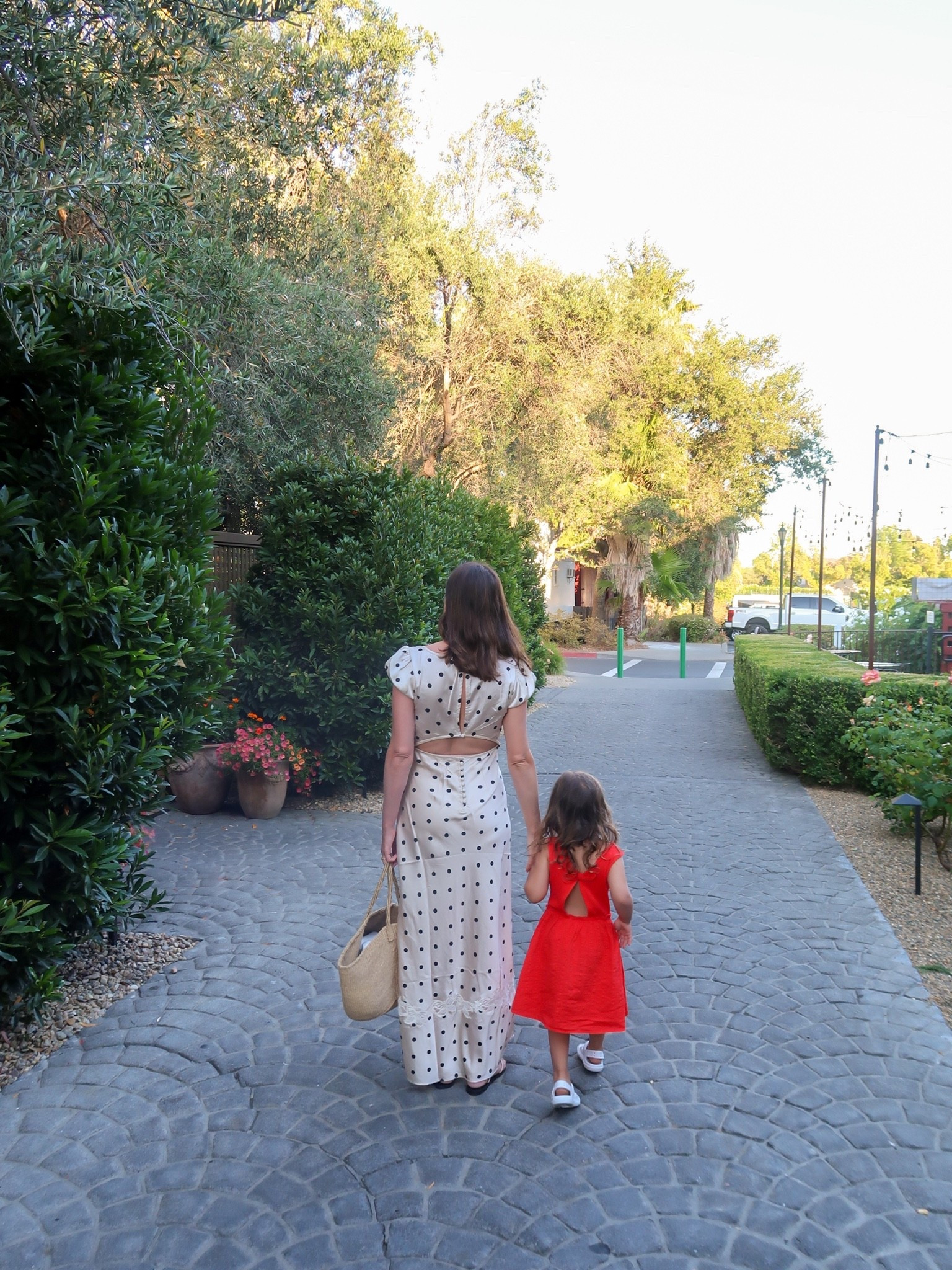 Polka Dot Dress and my mini me in red ❤️

#LTKmomlife #LTKootd