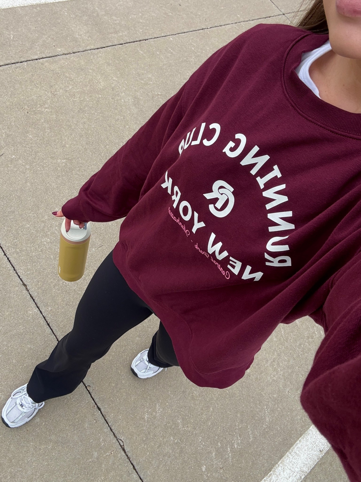 My H&M sweatshirt & white tee are both on sale rn! Size M in sweatshirt, size S in tee
Lululemon flared leggings in size 6
New Balance 530s
Owala is Target Hearth & Hand (Sold out but comes in a similar heathered yellow color)

#LTKFindsUnder50 #LTKSaleAlert #LTKStyleTip