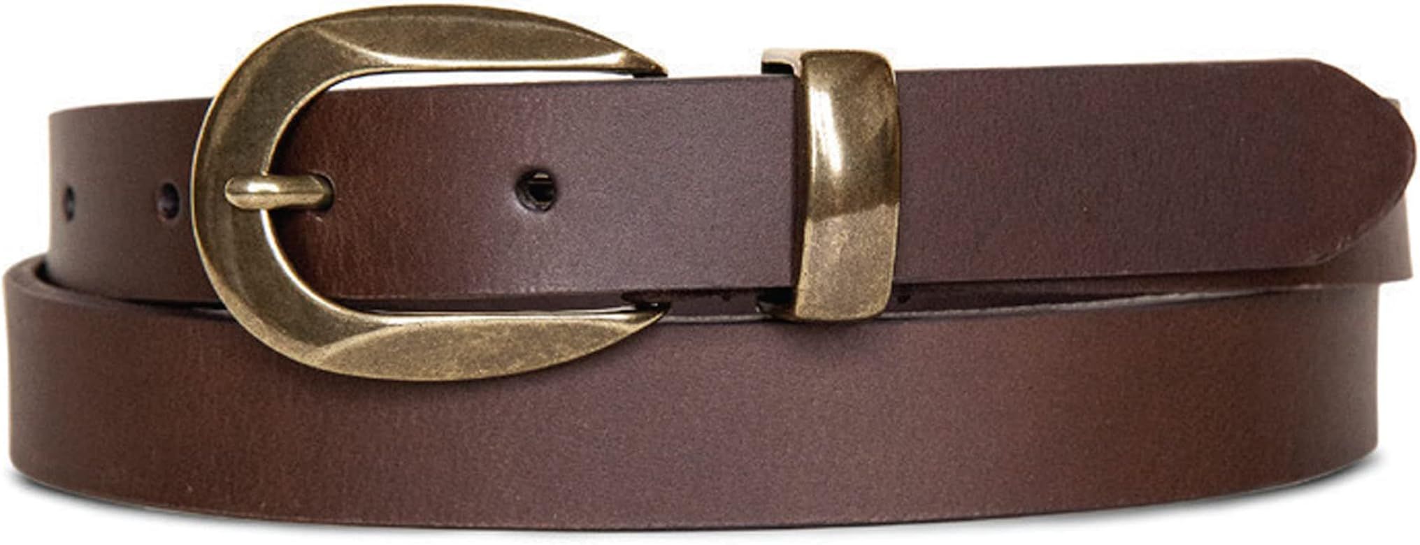 Lucky Brand Women's Leather Belt W/Harness Buckle | Amazon (US)