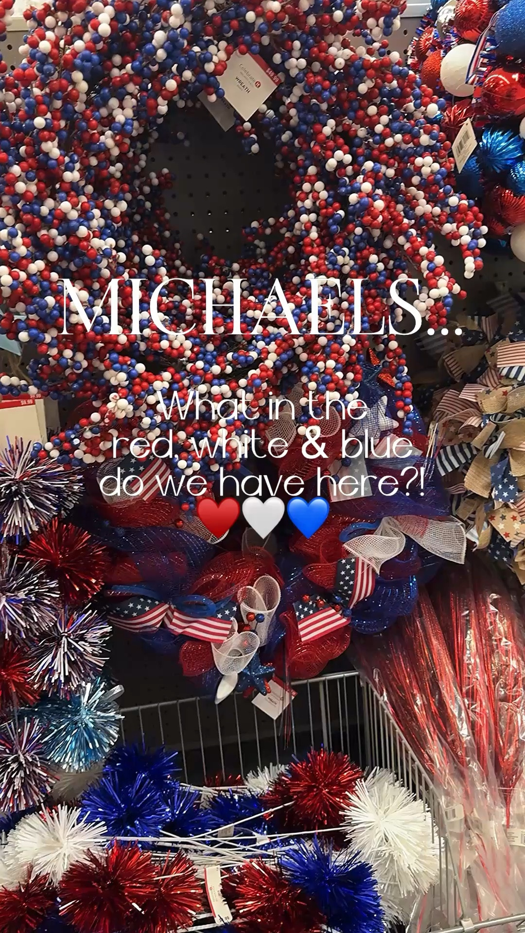 Michaels has done it again with their new red, white & blue decor!! I love decorating for Memorial Day and carrying it through the 4th of July ♥️🤍💙

Patriotic decor, patriotic wreaths, red white & blue decor, flags, patriotic outside decor, Memorial Day decor, 4th of July decor

#LTKHome #LTKSaleAlert #LTKSeasonal