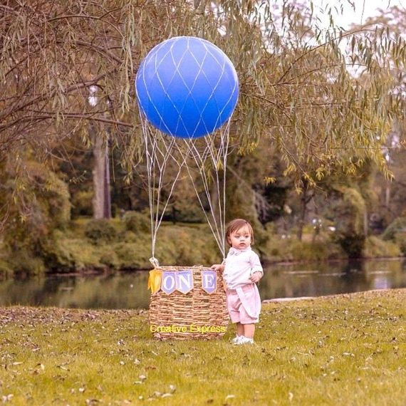 Balloon Nets 36" Hot Air Balloons Net 1st birthday-Photo Shoot 36" Hot Air Balloon Net use with 3... | Etsy (US)