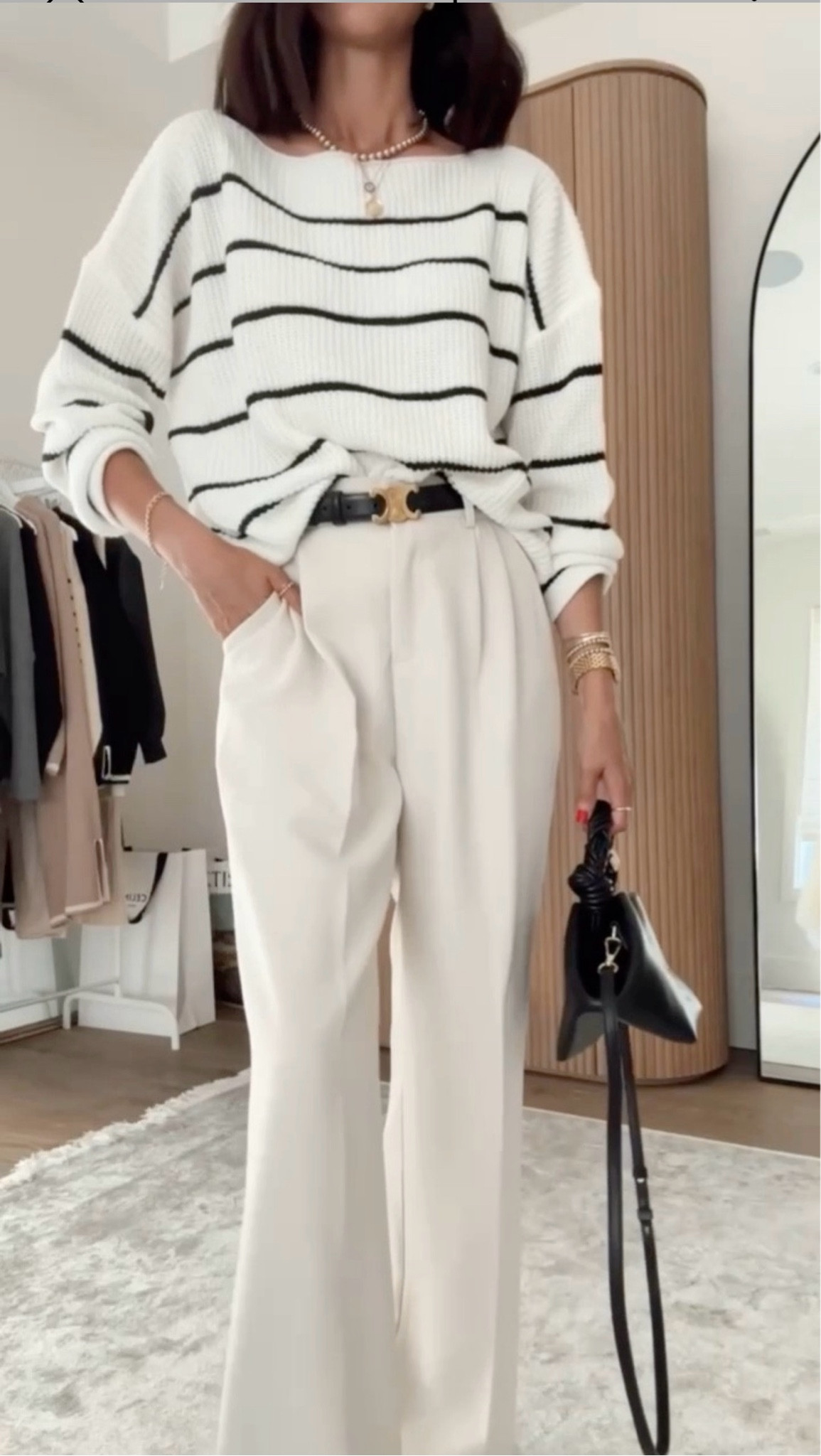 Wearing vs. styling ✨ I’m just shy of 5-7” wearing the size small striped pullover and XS trouser pants xx 
StylinByAylin, Aylin #amazon #amazonmusthave #nordstrom #ootd #outfitidea

#LTKootd #LTKOver40 #LTKgrwm