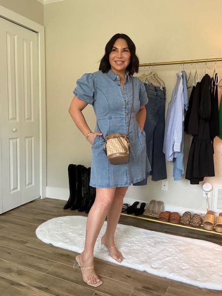 Spring outfit 
Denim dress


#LTKSeasonal #LTKover40 #LTKfindsunder100