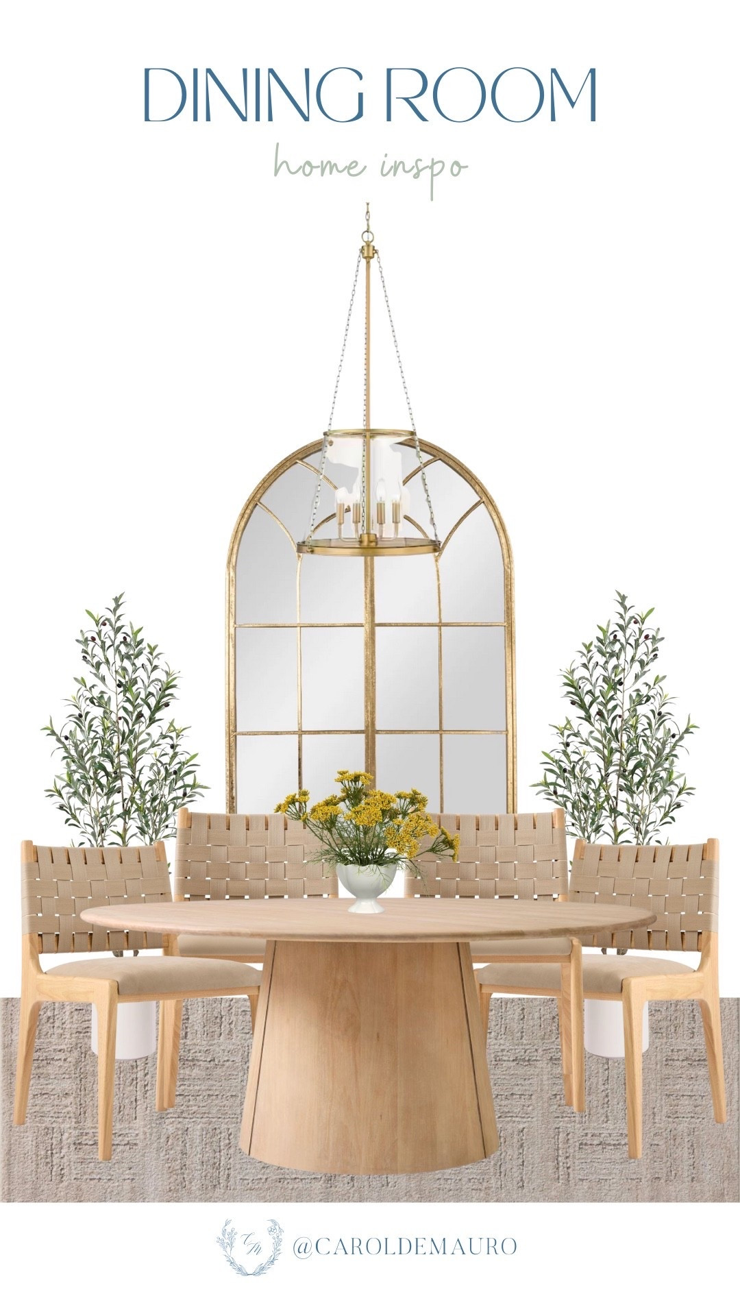 Here's a mix of light wood and gold accents for a cozy dining vibe. Just the perfect blend of organic and elegant for a space I’d never want to leave.

dining room inspo, neutral vibes, aesthetic furniture, home styling, interior design, earthy tones, modern home, lighting fixtures

#LTKSeasonal #LTKHome #LTKU