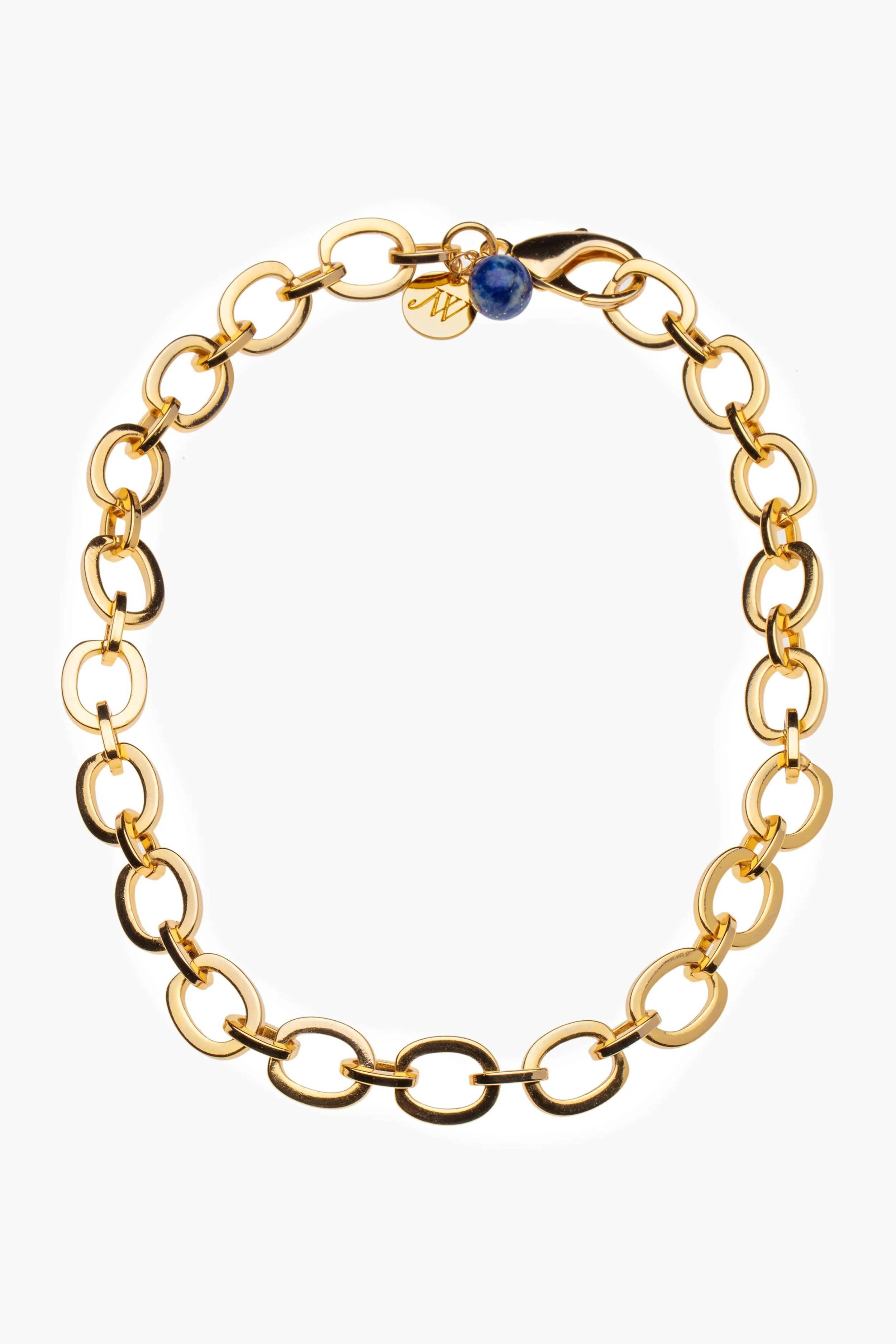 Chunky Link Chain with Lapis Bead | Tuckernuck (US)