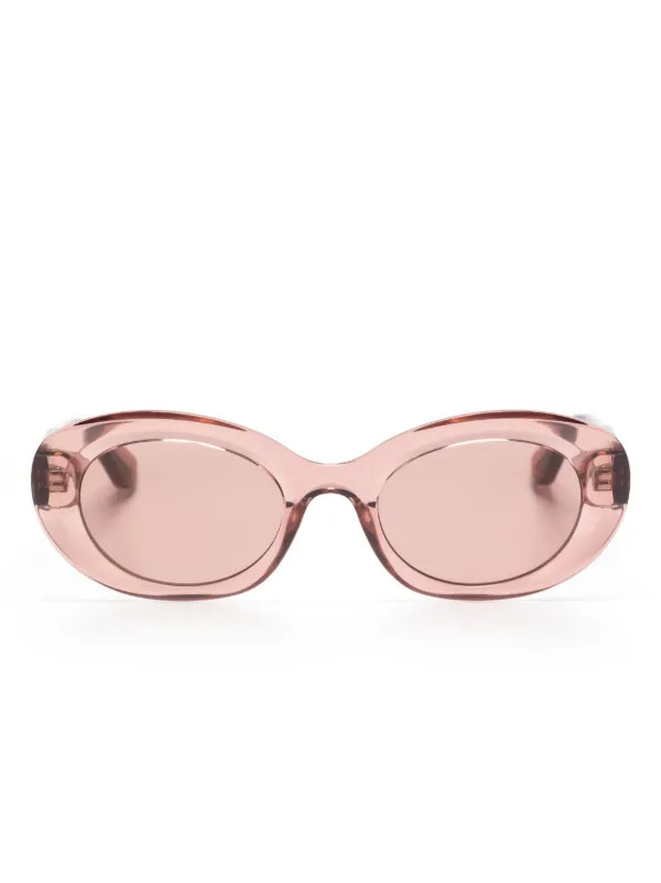Longchamp oval-frame Sunglasses - Farfetch | Farfetch Global