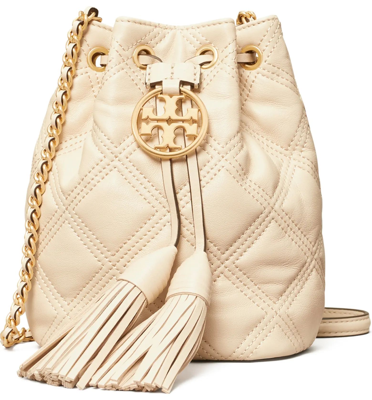 Tory Burch Fleming Mini Leather Bucket Bag | Nordstrom | Nordstrom