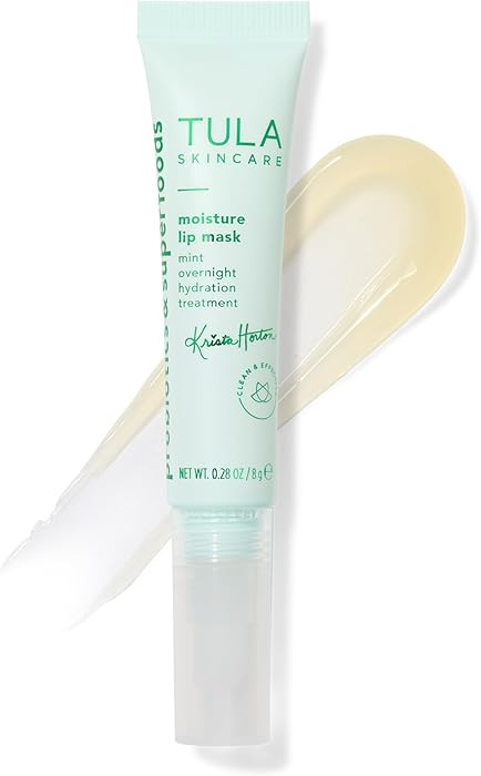 Amazon.com: TULA Skin Care Kirsta Horton Moisture Lip Mask - Peptides, Hyaluronic Acid, Vitamin E... | Amazon (US)