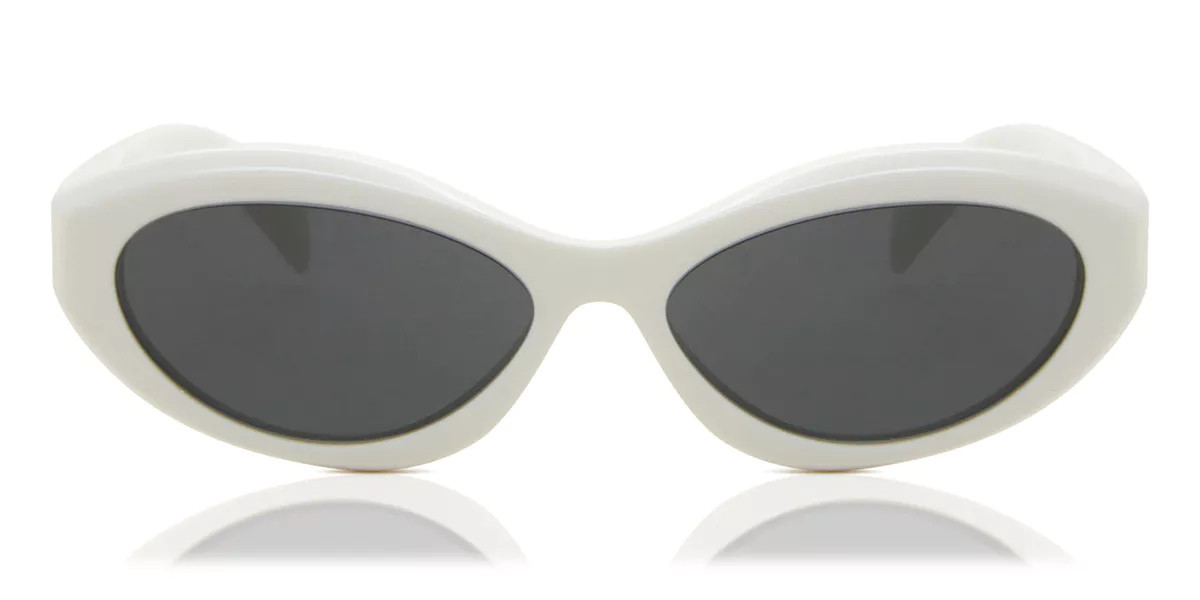 Prada PR 26ZS 17K08Z Women’s Sunglasses White Size 55 | SmartBuyGlasses Global