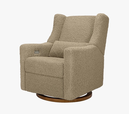 Babyletto Kiwi Swivel Glider Recliner and Ottoman