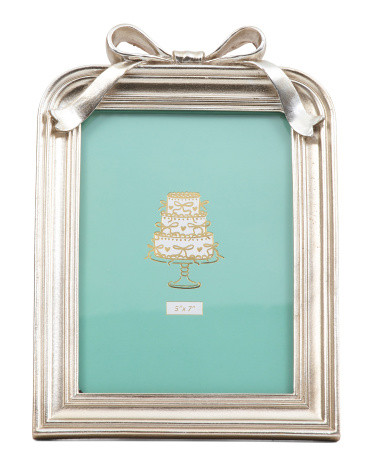 5x7 Ribbon Metallic Tabletop Picture Frame | TJ Maxx