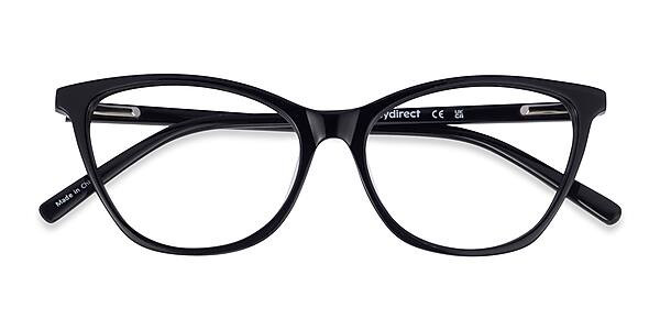 Instinct Cat Eye Black Glasses for Women | Eyebuydirect | EyeBuyDirect.com