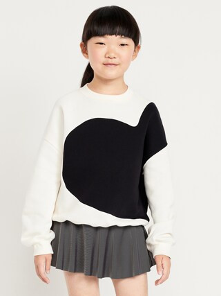 Oversized Graphic Tunic Sweatshirt for Girls | Old Navy (US)