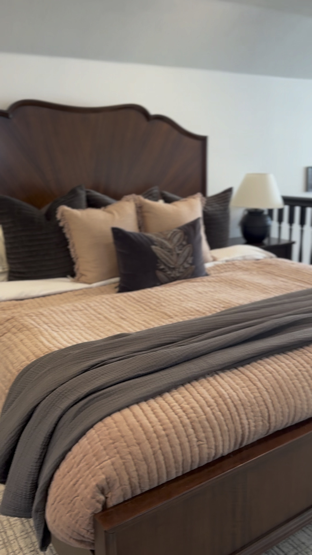 I installed this bed for my clients home that was build in 1830 ( if I remember this right) So i wanted to be true to the history of this home but yet, bring an updated look. 
Love how this room turned out! 
#bedroom #bedding #bed #furniture 

#LTKStyleTip #LTKFamily #LTKHome