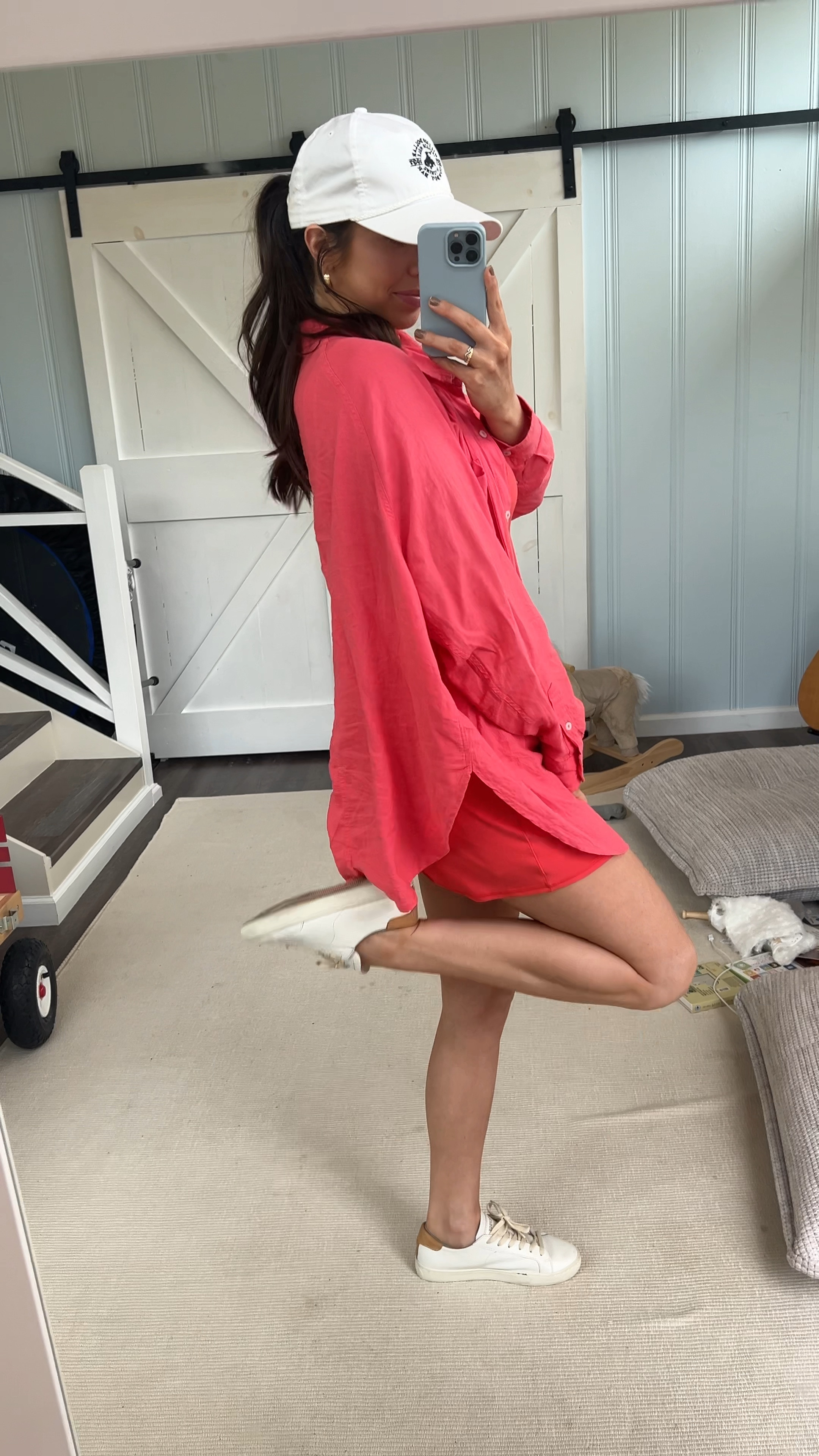 One of my go to casual, comfy day outfits when I still want to feel cute and put together! 

Athletic dress, athleisure, tennis dress, linen button up, white sneaker

#LTKShoeCrush #LTKVideo #LTKStyleTip