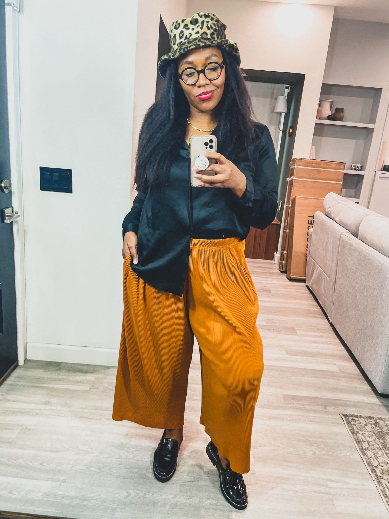 My go-to loungewear with a side of luxe! Perfect for a laid back holiday gathering or kick back at home. I’m wearing a size large in shirt and XL in pants and am 5’8”.

#LTKMidsize #LTKHoliday #LTKWorkwear