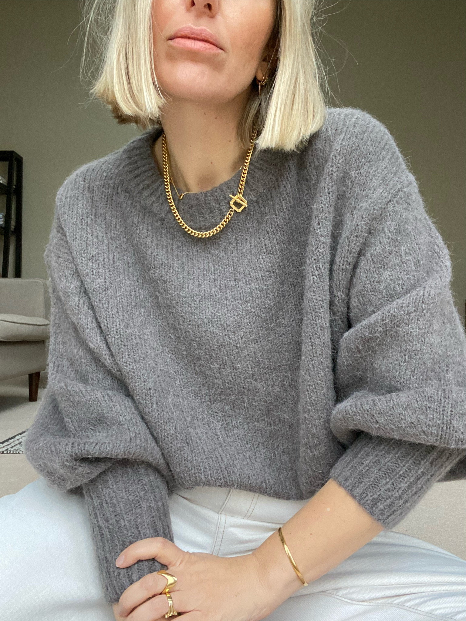 Favourite necklace back in stock . 
I wear this with pretty much all my outfits - it’s a game changer. 
Comes in silver too. 

#LTKstyletip #LTKautumn #LTKuk