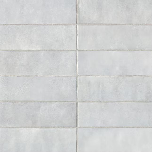 Bedrosians Cloe Grey 2-1/2-in x 8-in Glossy Ceramic Subway Wall Tile (10.64-sq. ft/ Carton) | Lowe's