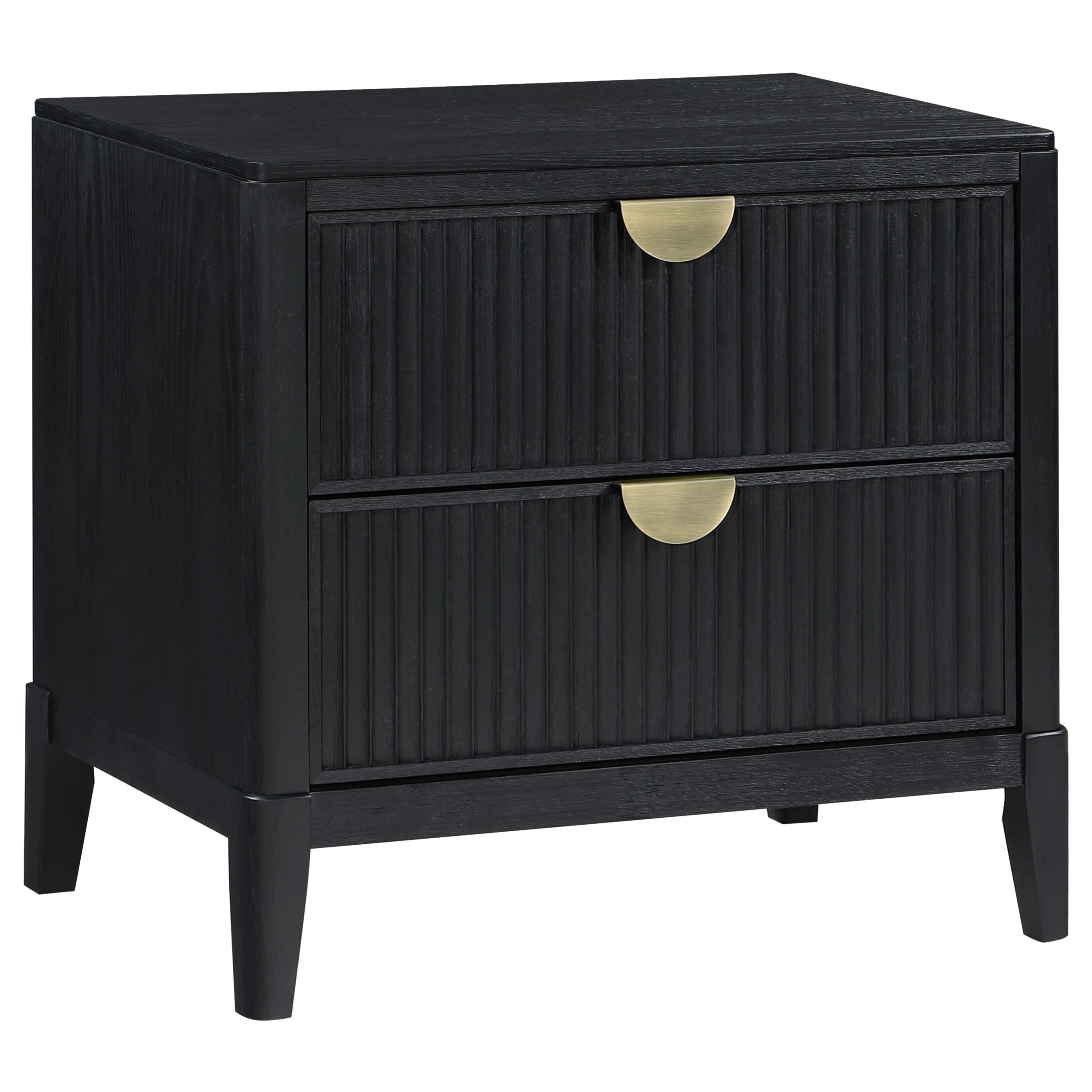 Brookmead 2-drawer Nightstand Black | Bed Bath & Beyond