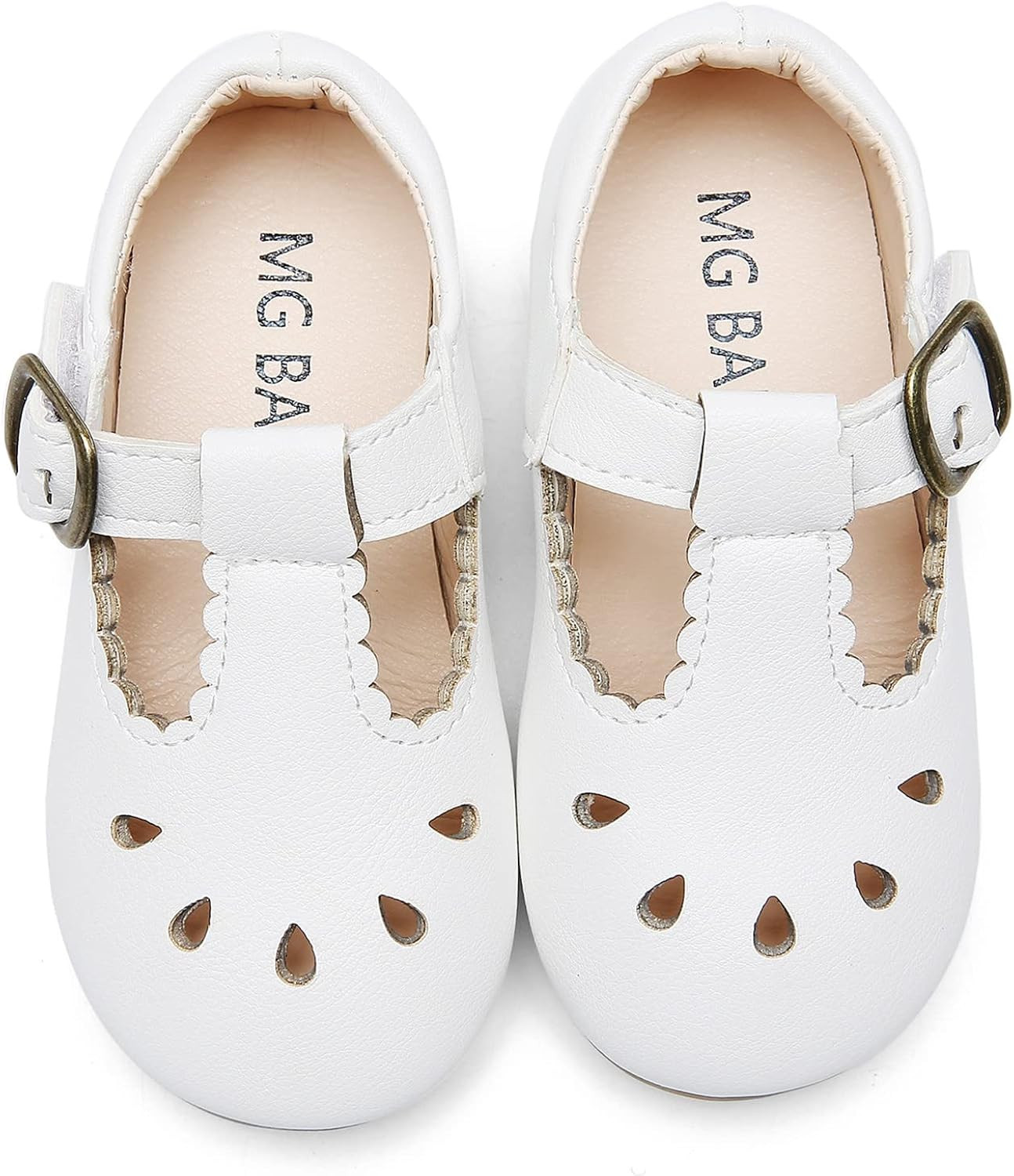 DADAWEN Girl's Classic Mary Jane School Uniform Shoes Flat Dress Shoes | Amazon (US)