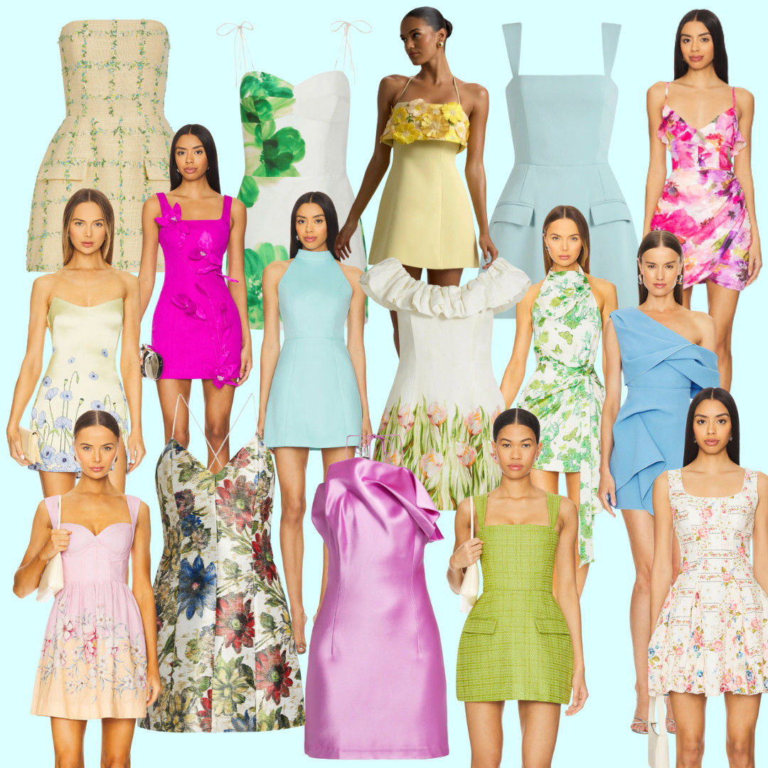 Mini dresses! Rush, Homecoming, Wedding guest, it's all here! 

 