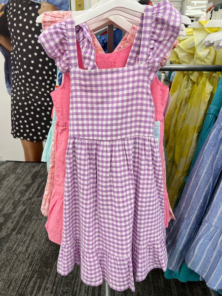 Target finds! Purple gingham dress for girls! 

#LTKkids