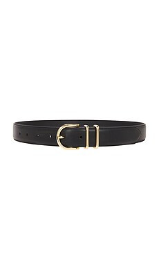 Favorite Daughter The Fancy Juni Belt in Black & Polished Gold from Revolve.com | Revolve Clothing (Global)